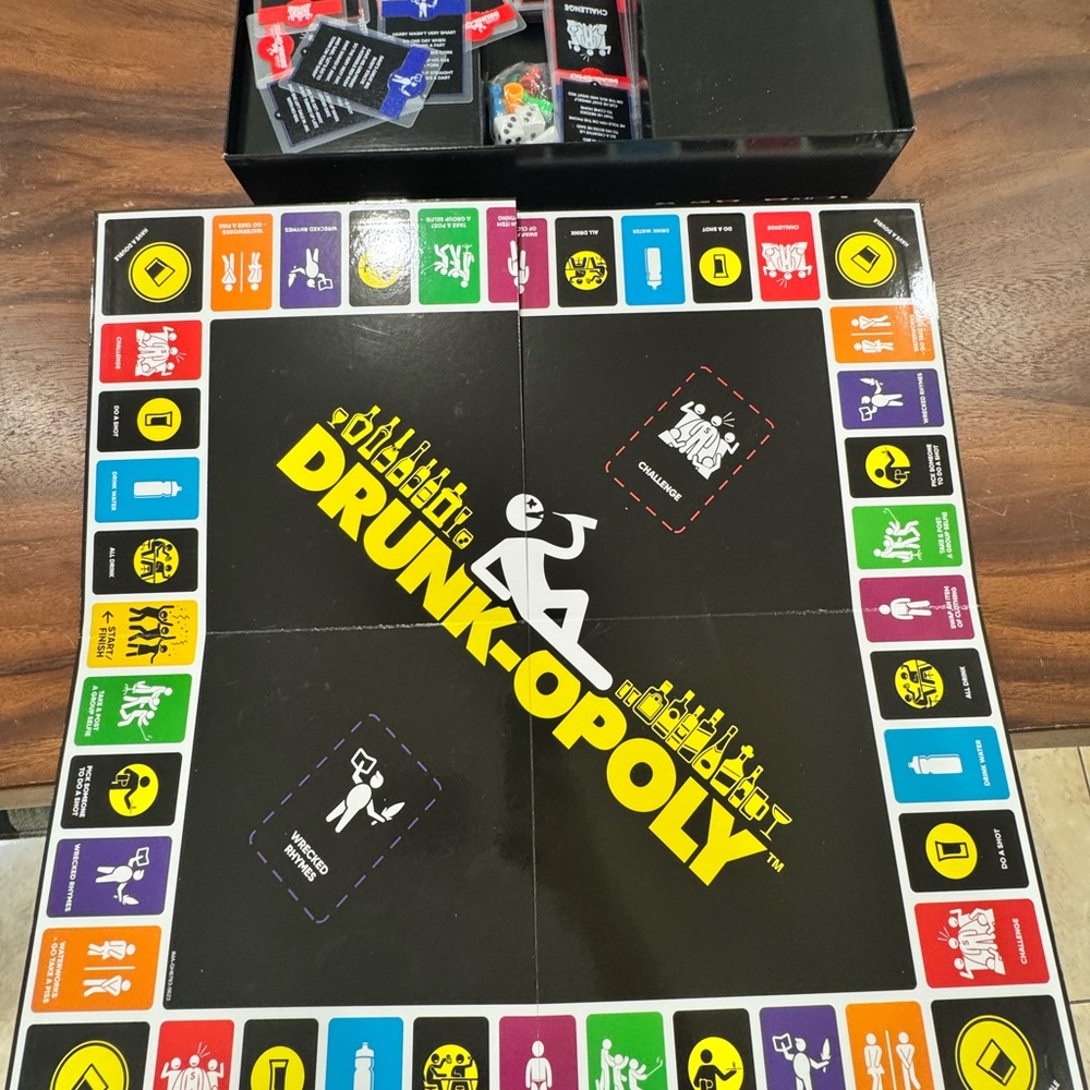 Drunk-Opoly Adult Drinking Game